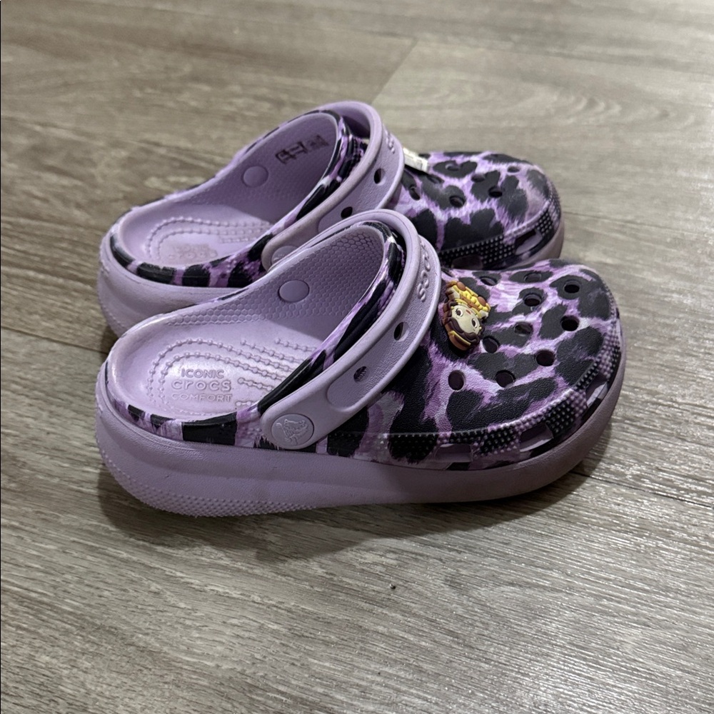 Purple crocs